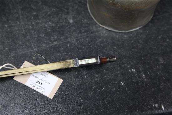 A Lupot violin bow, 60 grams
